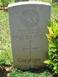 Dar Es Salaam War Cemetery - Budge, F J